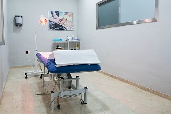 Gabinete fisioterapêutico para o tratamento da prostatite