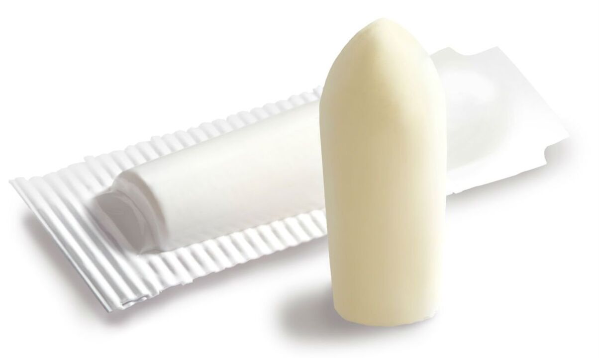 Supositórios medicinais também são usados ​​para tratar a prostatite.